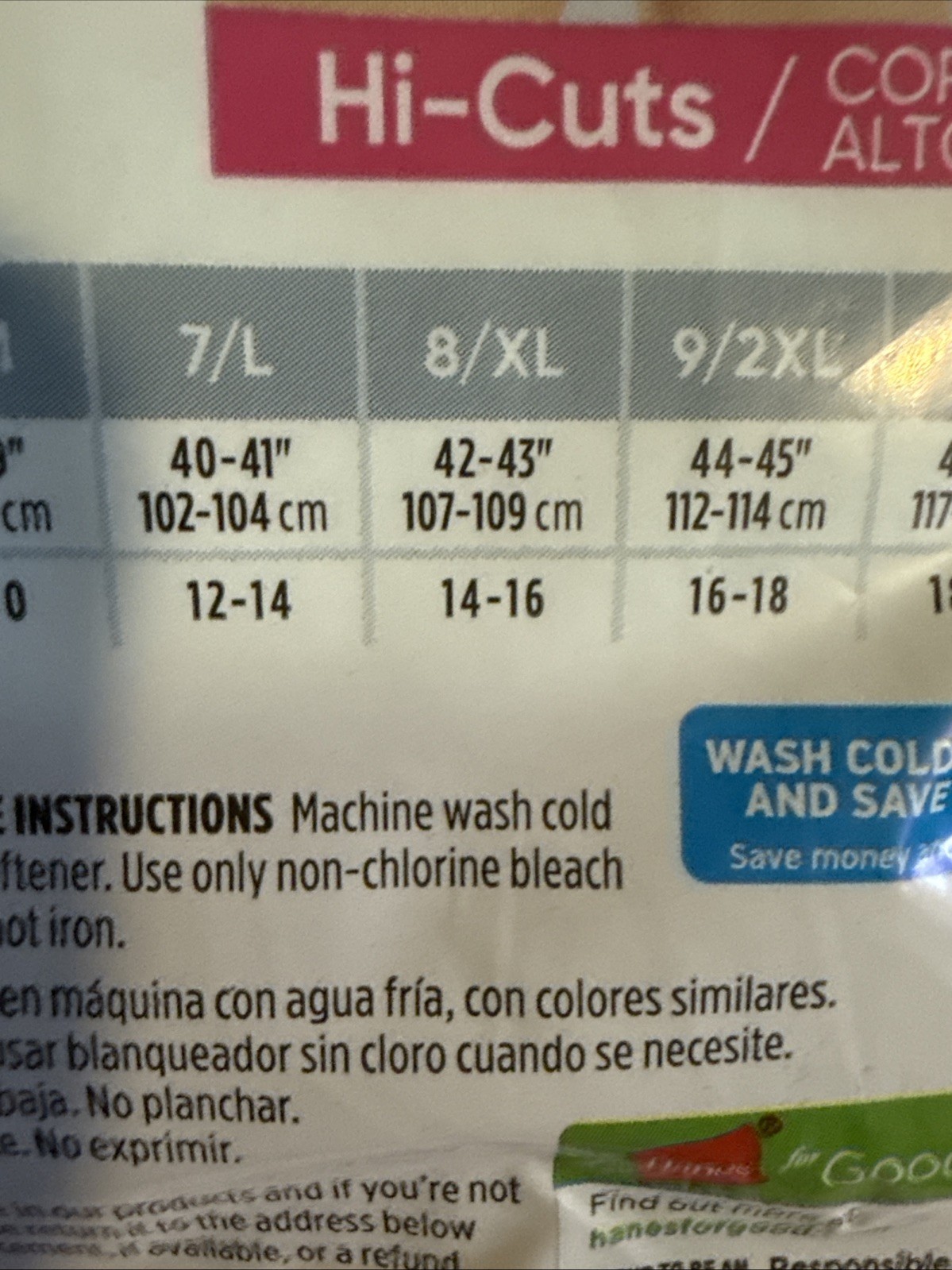 Hanes Women’s Breathable Stretch Cotton Tagless Briefs No Ride Up 10 Pack 8/XL
