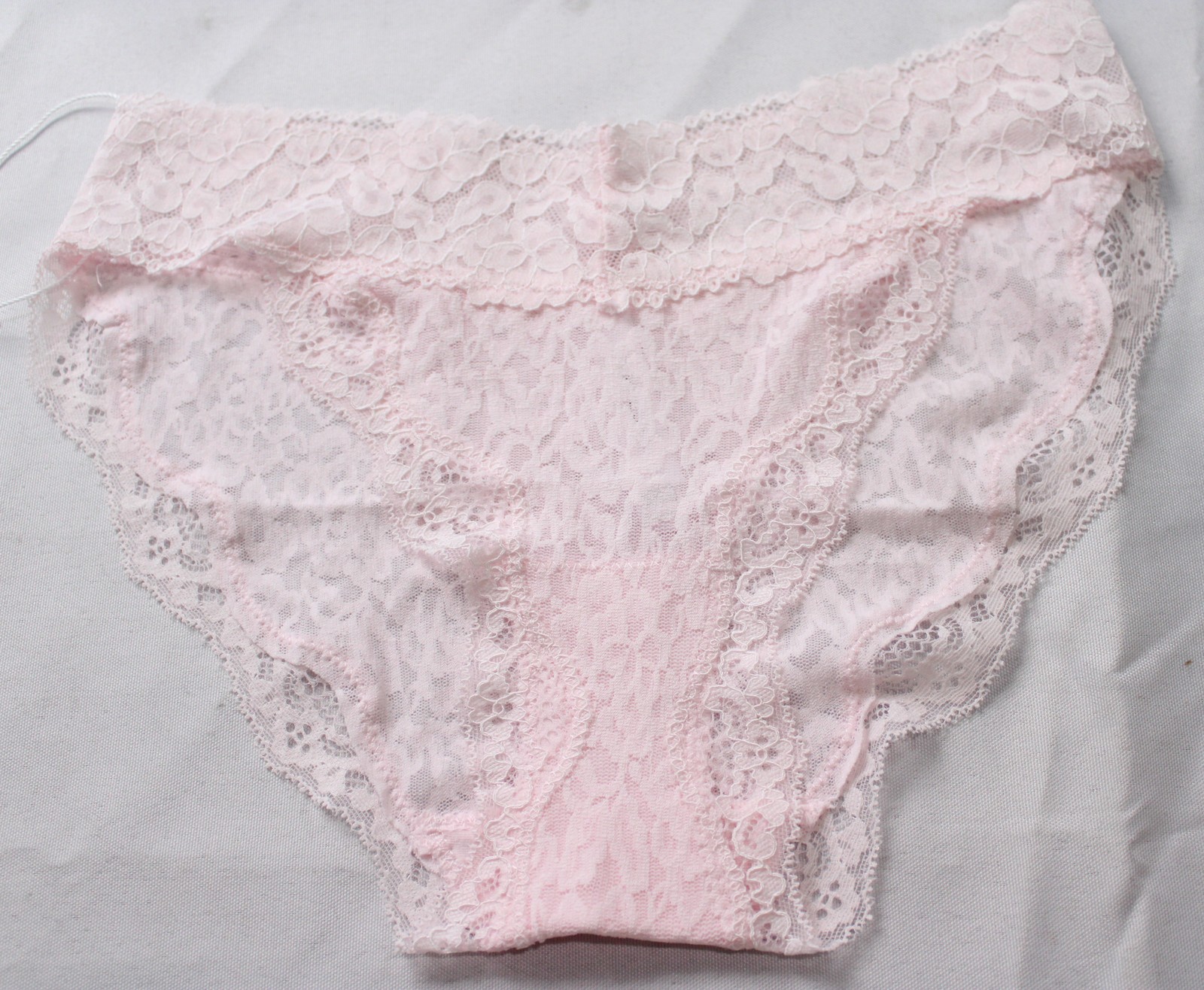 LoveSuze Women’s 2-Pack Luxe-Strech Lace Bikini Panty ZG3 Petal Pink Size S/M
