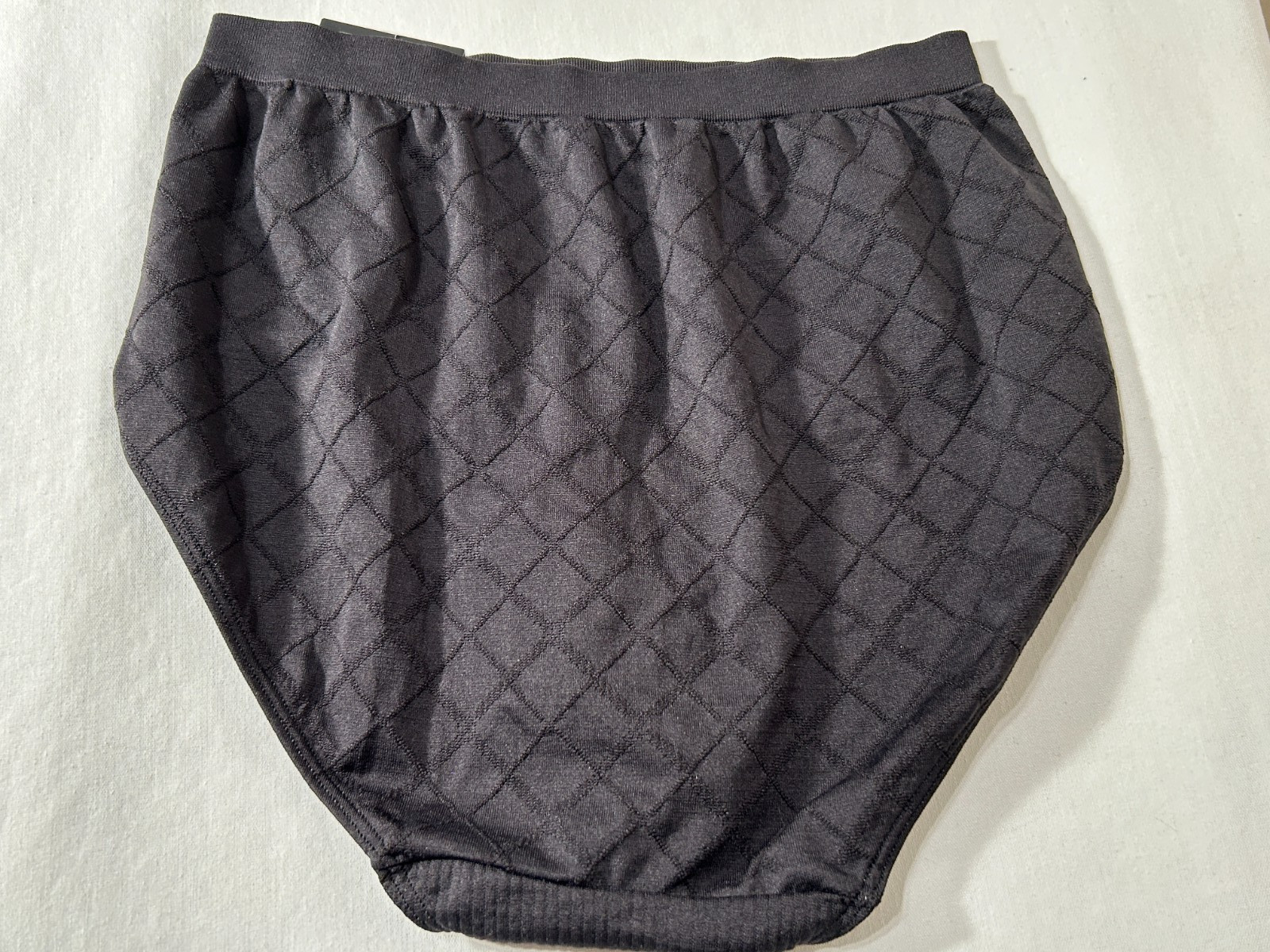 Bali Womens High Waist Underwear 6/7 Comfort Revolution Brief 1 Pair Black 803J