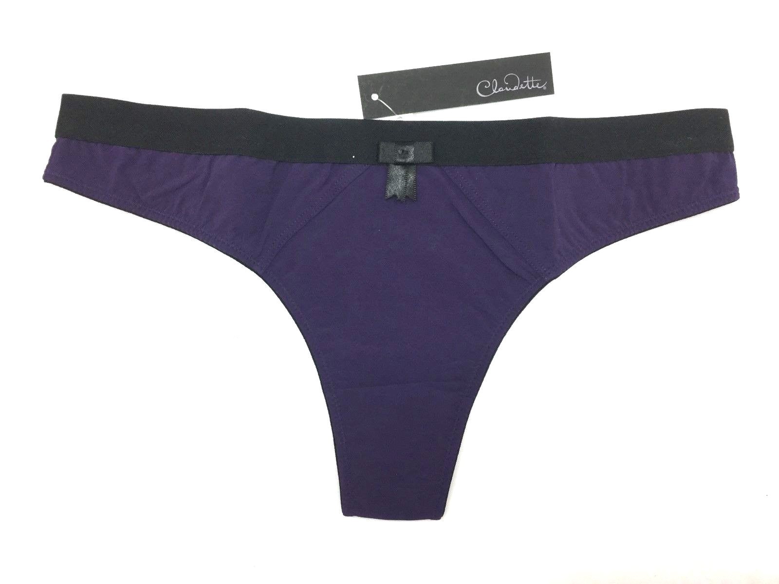 Love Claudette Sophia Thong Bikini Panty Briefs Women’s Lingerie Panties Grape