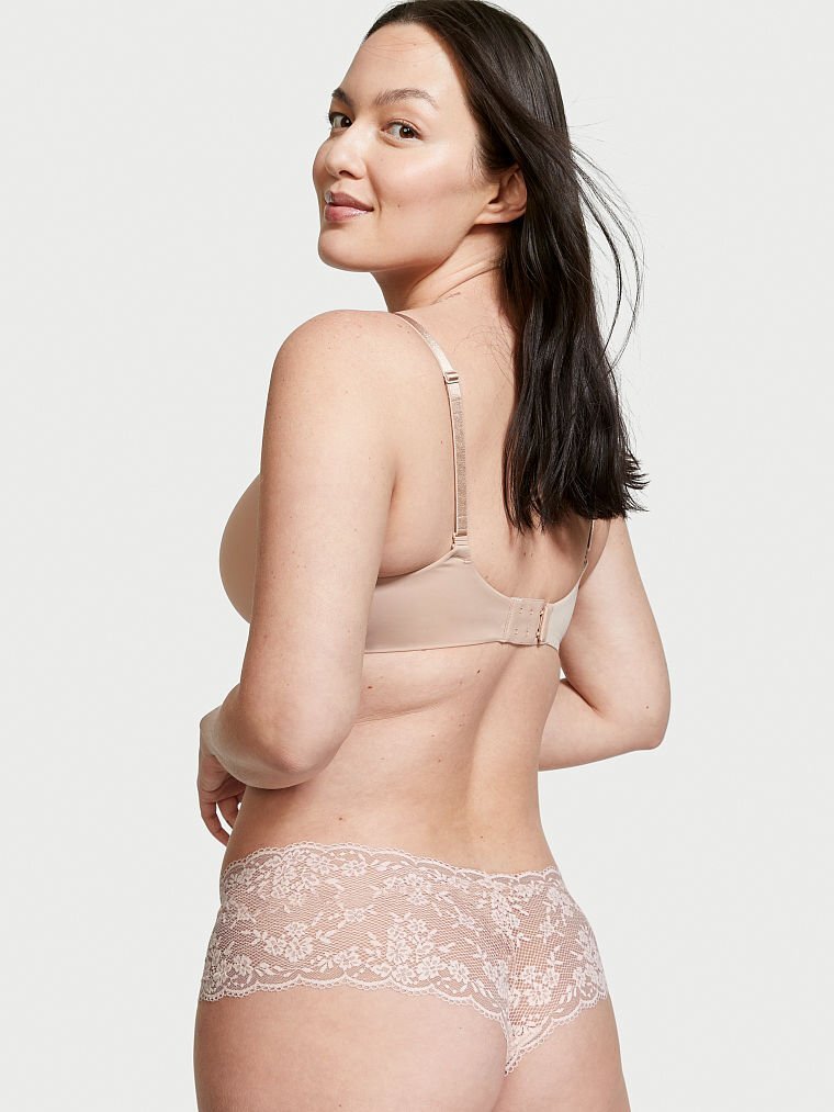 $25 M L XL XXL Pink Love Cloud LACE Victorias Secret SHORTIE BOYSHORT Pantie