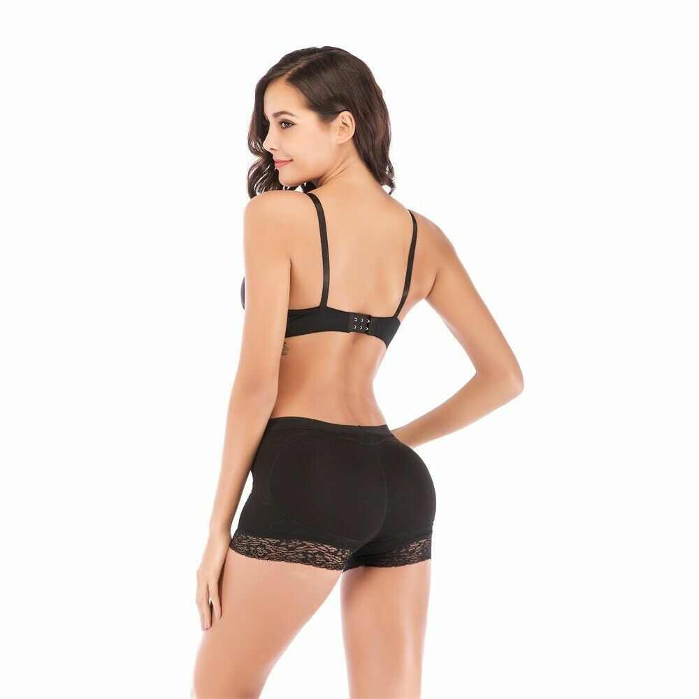 Women Tight Briefs Detachable Butt Padded Bum Lift Comfort Panties Lace Sexy USA