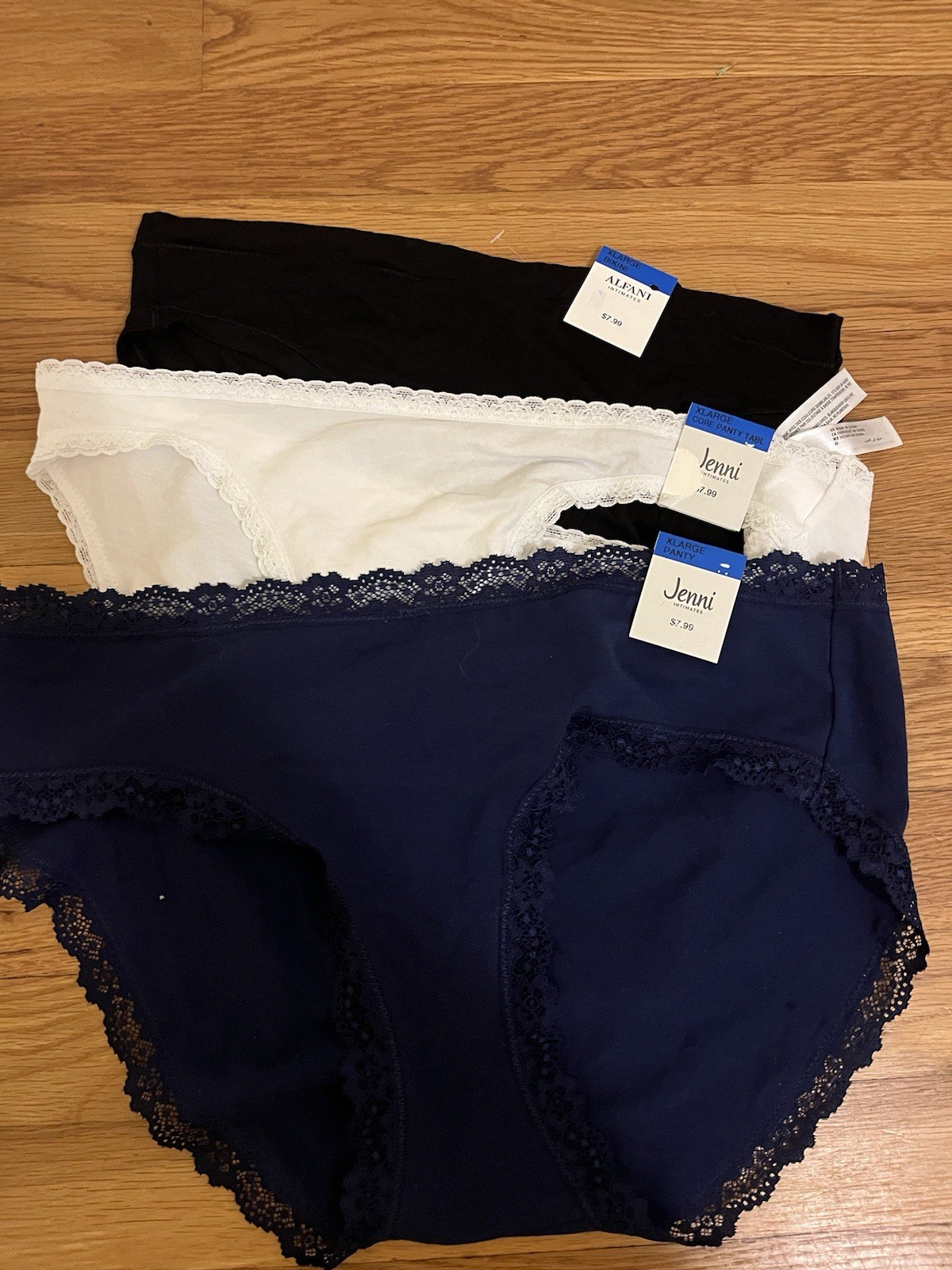 SALE! Bundle Of 3 Underwear Jenni And Alfani Size XL NWT Retail $24