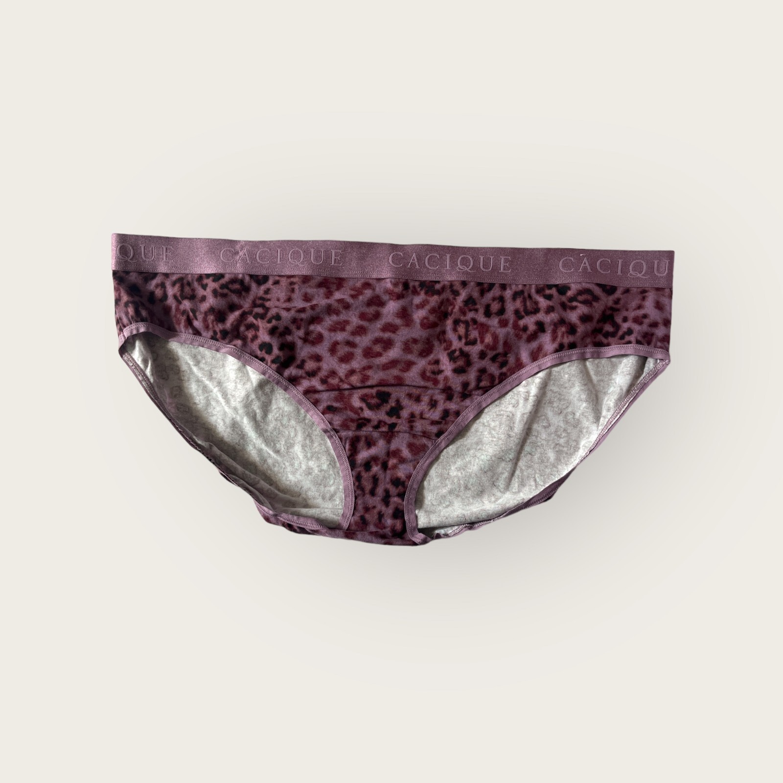 Lane Bryant Cacique 18/20 Cotton Hipster Panty Wide Shine Waistband (110)