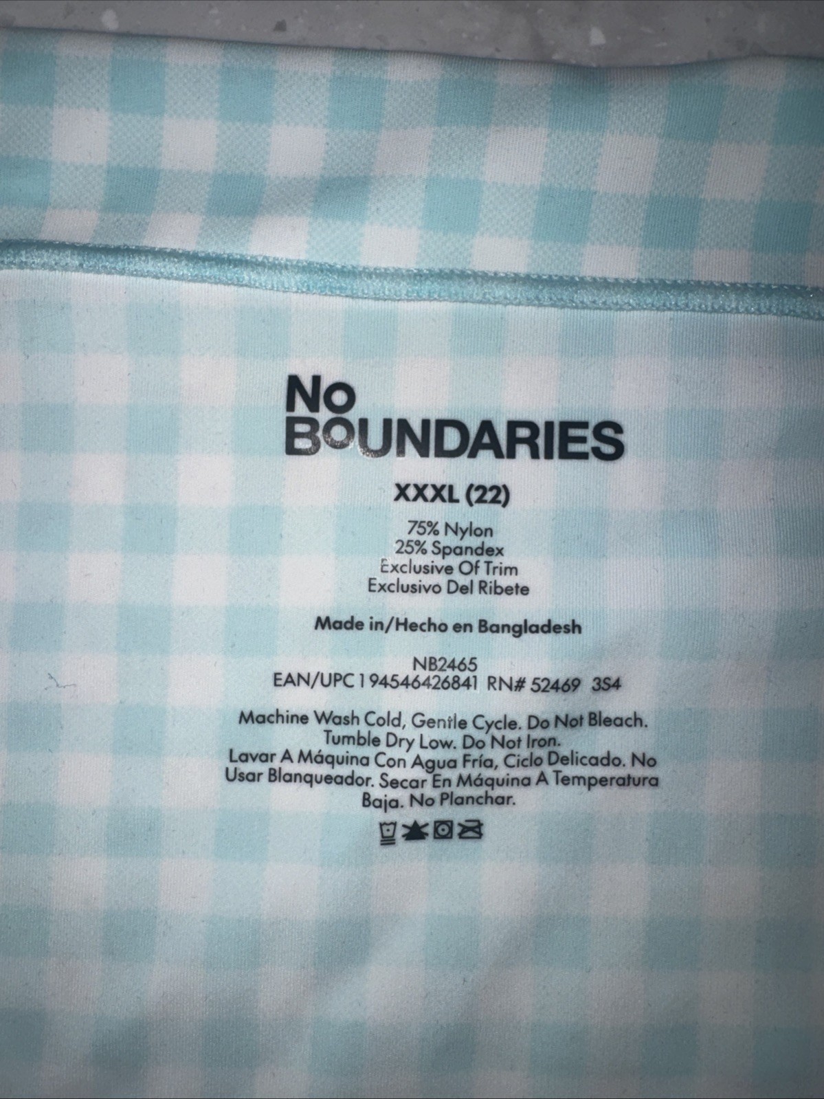 No Boundaries Women’s Hipster Panties Size 3xl Early Lilac Floral, Aqua Cloud Ck