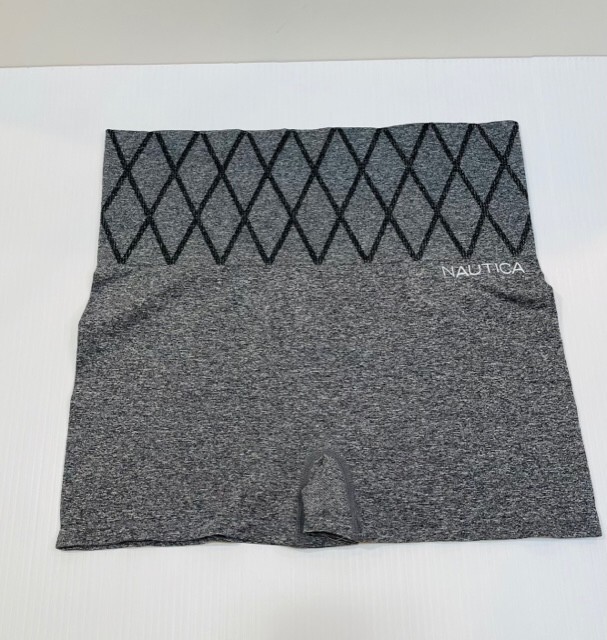 Nautica Intimates Womens Size Medium Hi Waist Shaping Brief Boxer Gray