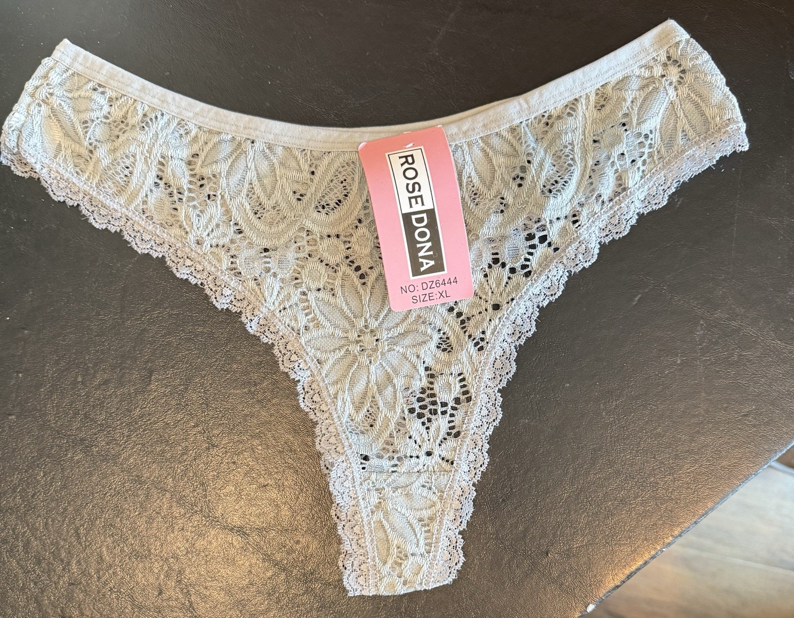 Women’s Size XL Gray Thong Panties Underwear – A0230