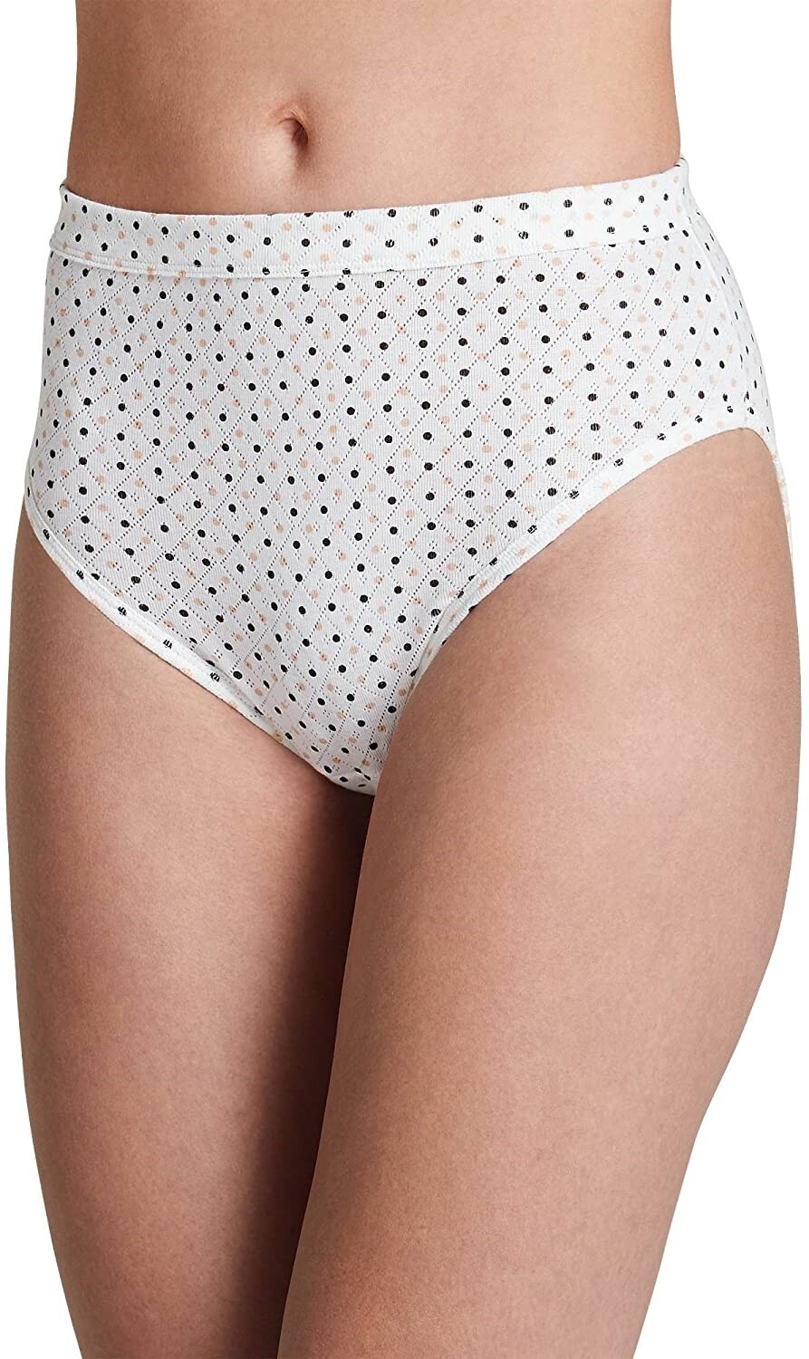 Jockey 176489 Womens Underwear Hipster Panties 3 Pack Black/Light/White Size 9