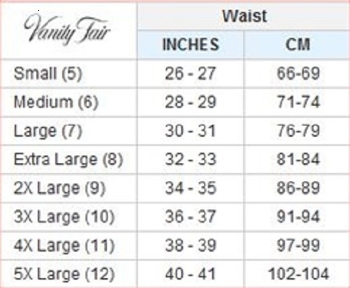 Vanity Fair Plain & Lace trim Panty 6,7,8,10,11,12 Mix Styles 13001,15712,15812