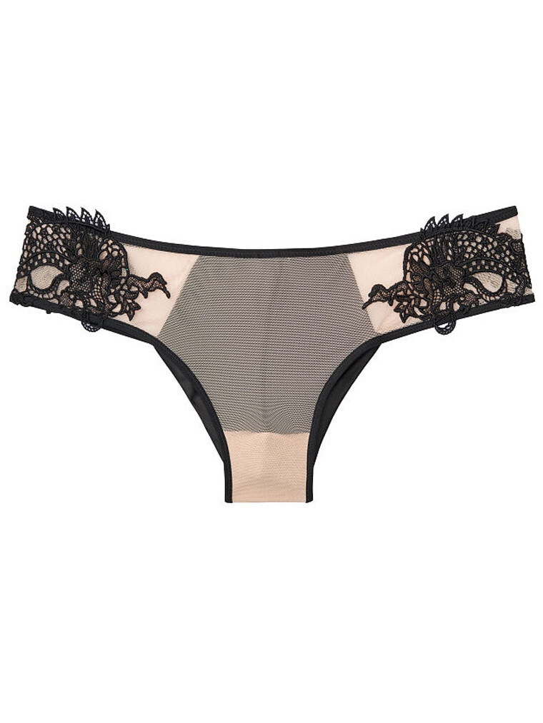 Victoria’s Secret Luxe Lingerie Dragon Appliue Cheeky Embroidered Panty Small