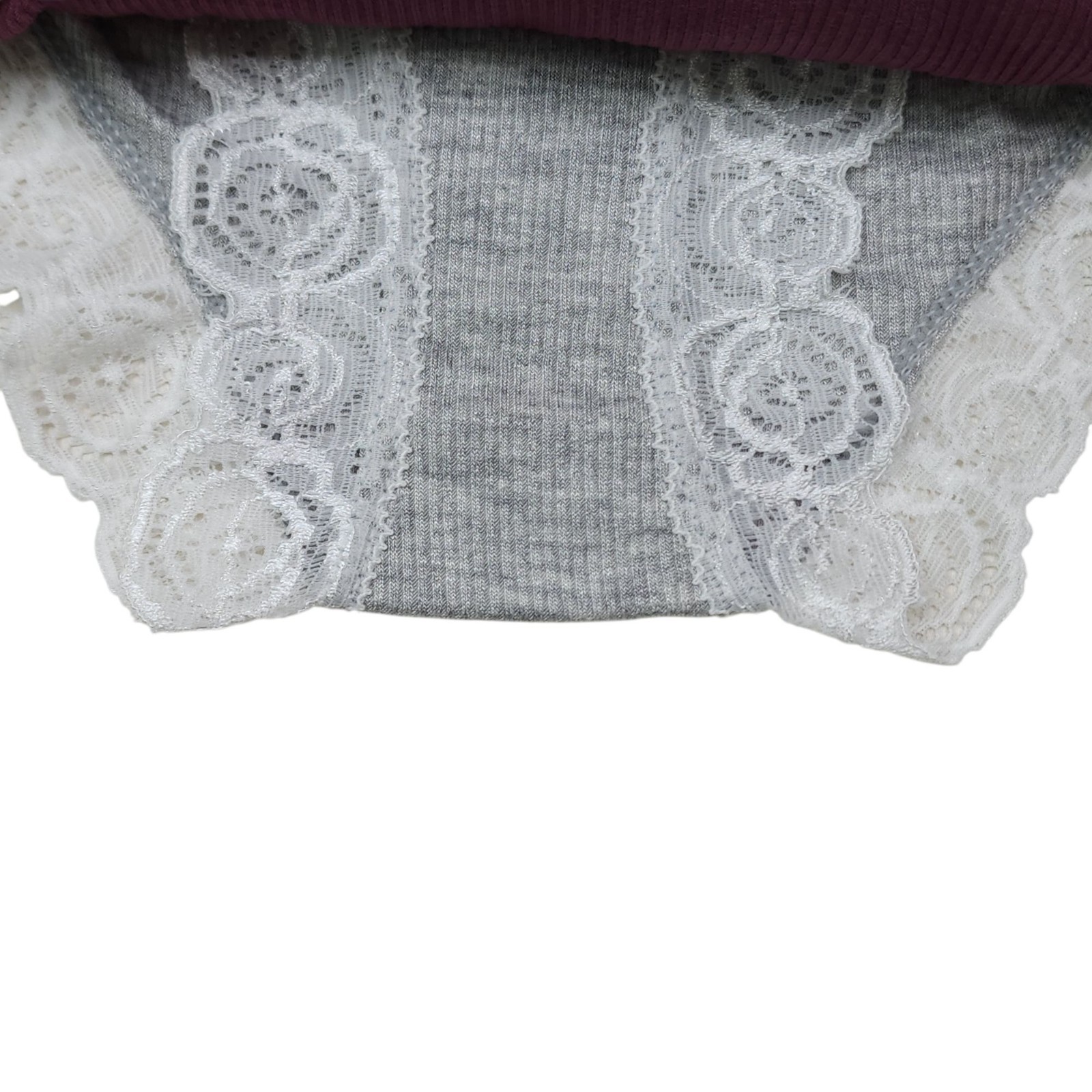 Laura Ashley Womens 7-Pack XL Lace Trim Panties Super Soft Rayon Blend Pink Blue