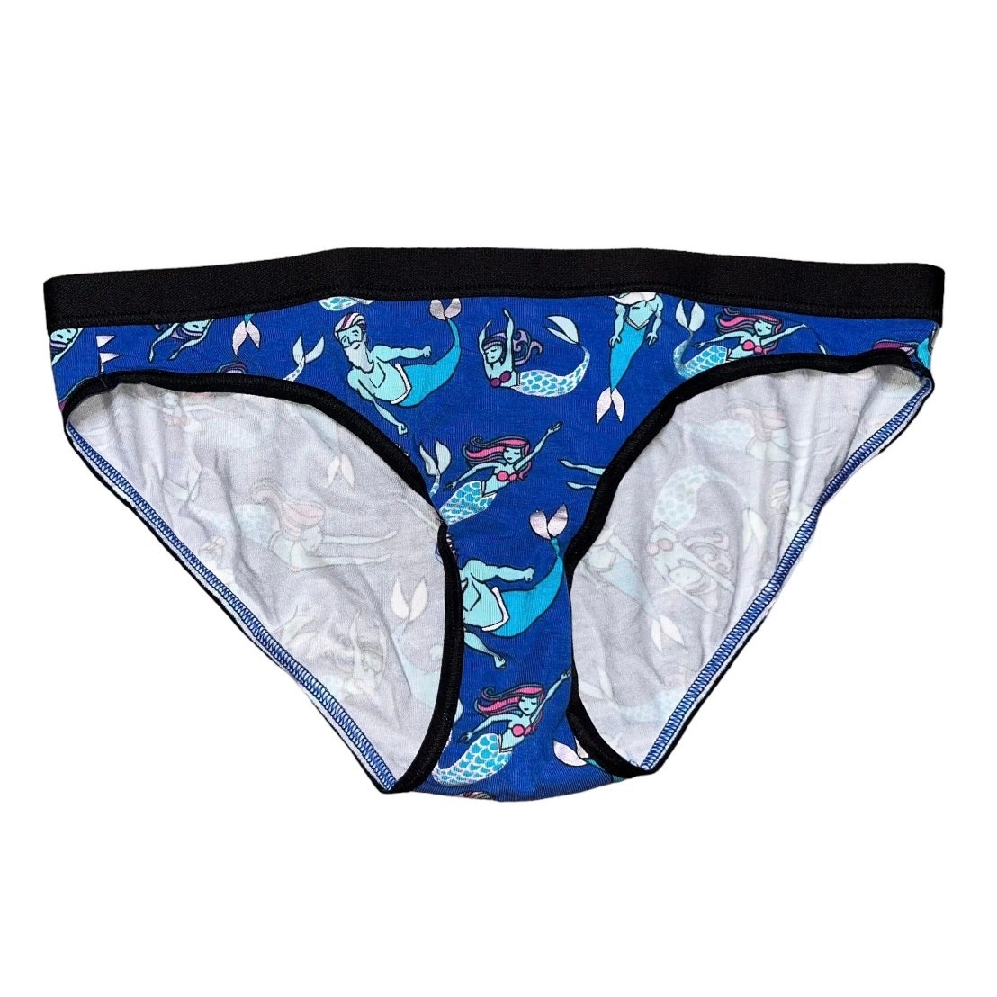 MeUndies Mermaid Merman Print Bikini Panty Size Small