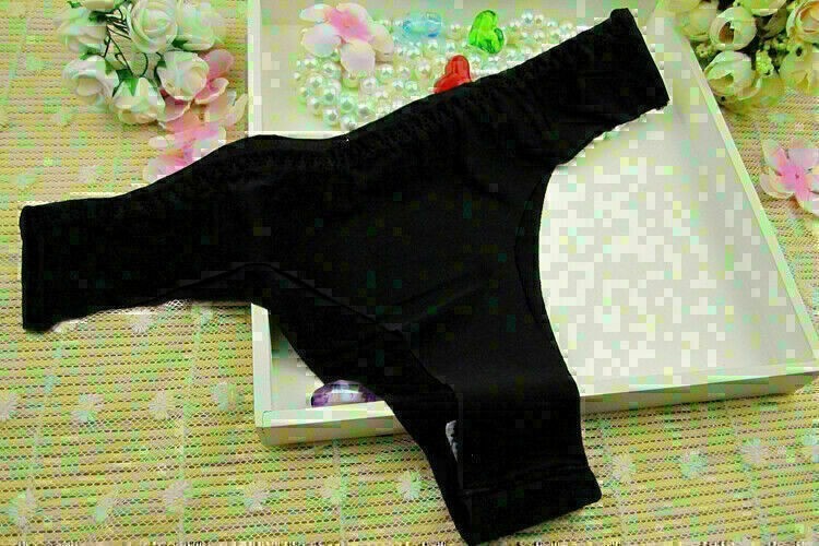 Girls Ladies Panty G String Tangas Ice Silk Sexy Seamless Lingerie Underwear