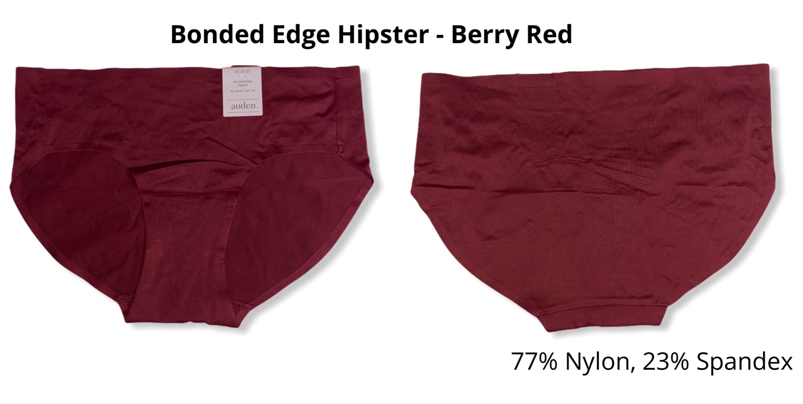 Women’s 4pk Assorted Styles & Colors Underwear – Auden – Size XS (0-2) – 697