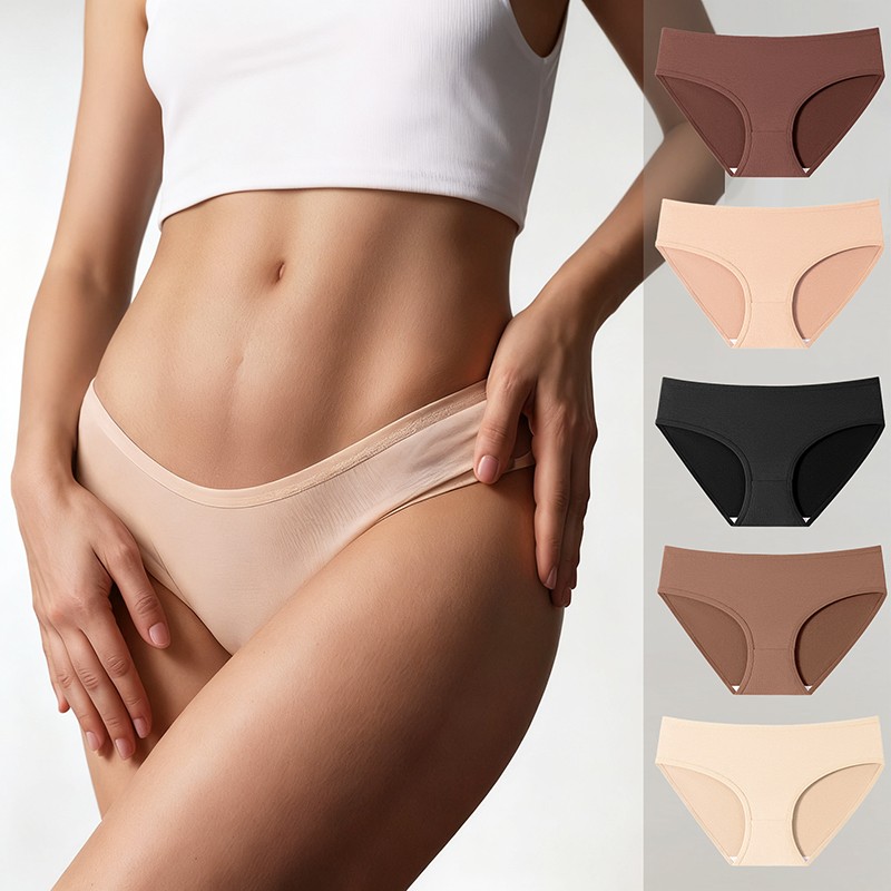 5 Pack Lot Sexy Ladies Womens Cotton Panties Underwear Brief Lingeries Underwear