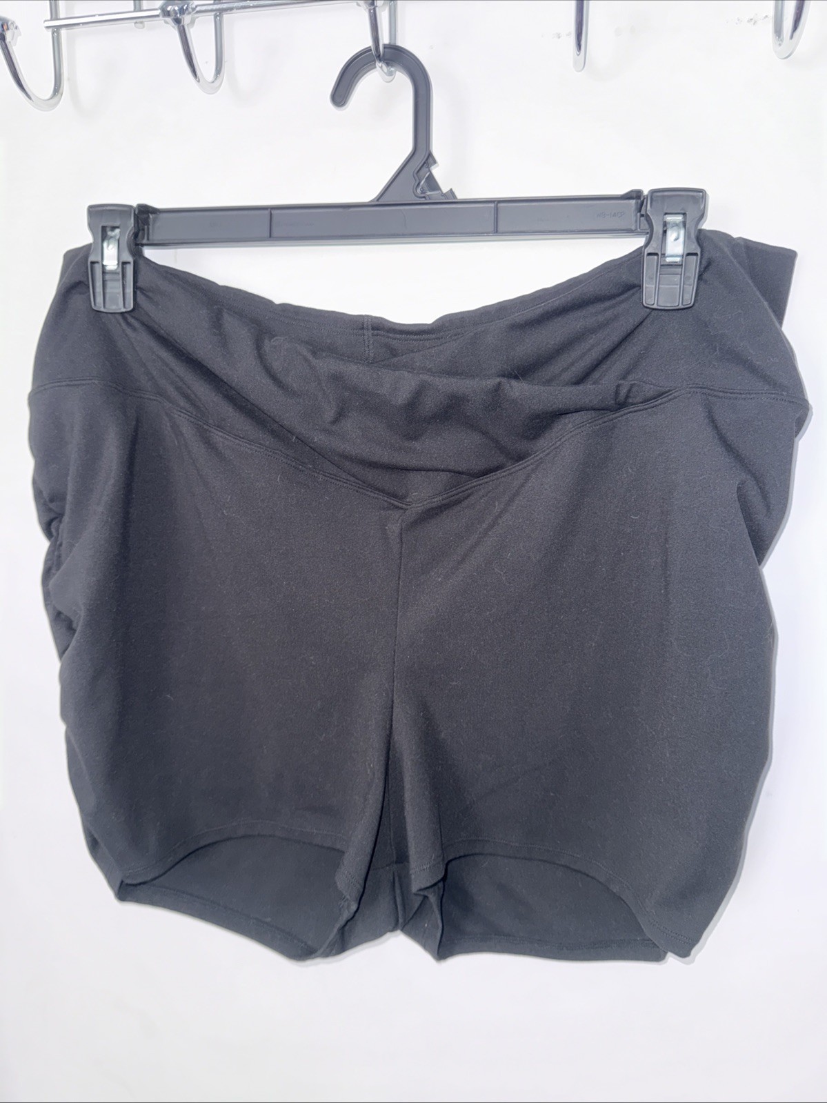Cacique Lane Bryant 22/24 Super Stretch Black Cheeky Short Biking Comfort Band