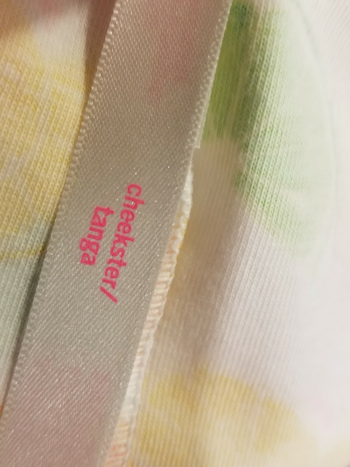 VICTORIA’S SECRET LEMON LIME ORANGE CITRUS PRINT STRAPPY CHEEKSTER TANGA