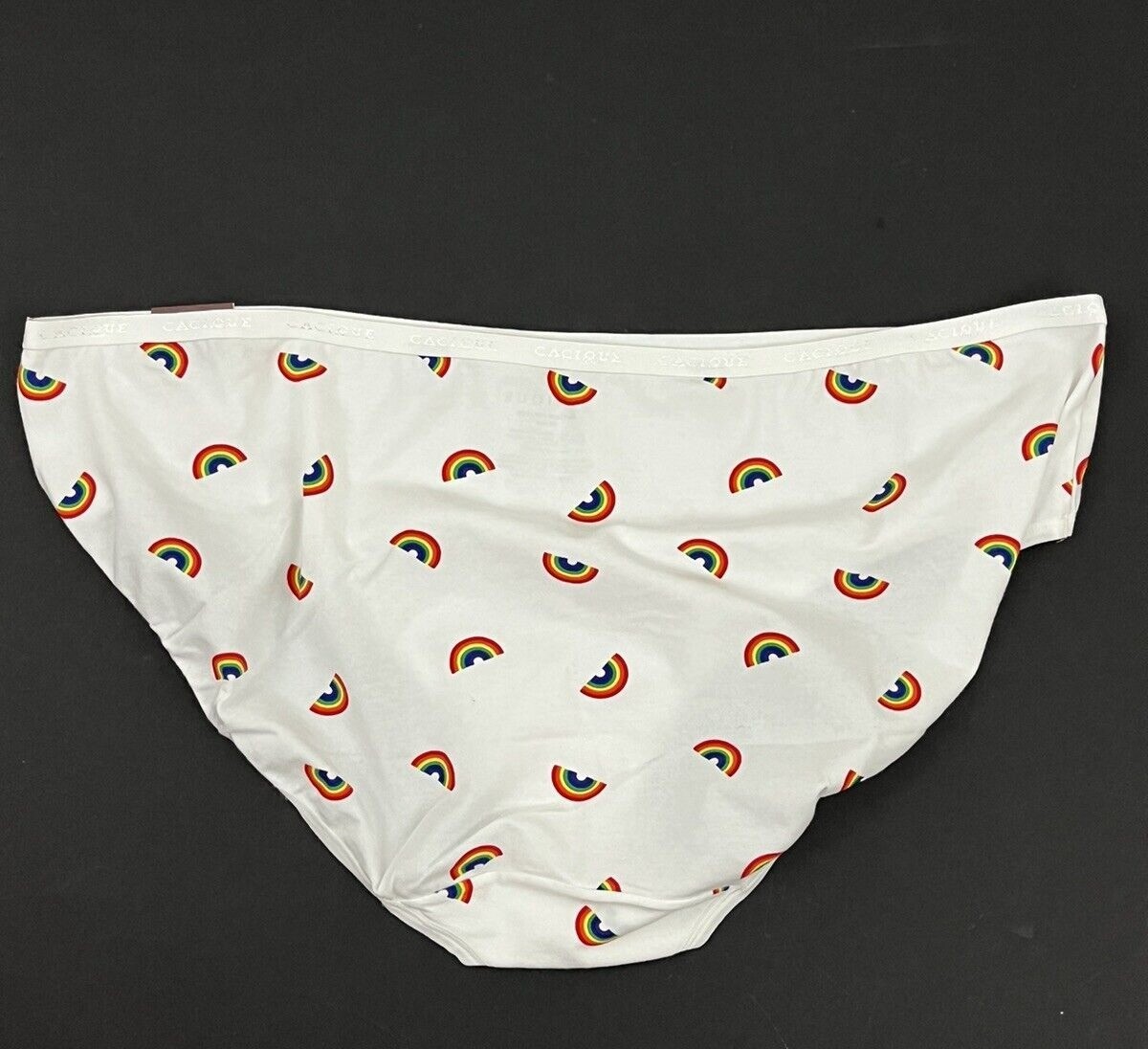 Cacique Women’s 26/28 Cotton Hipster Panty Rainbow Pride NWT