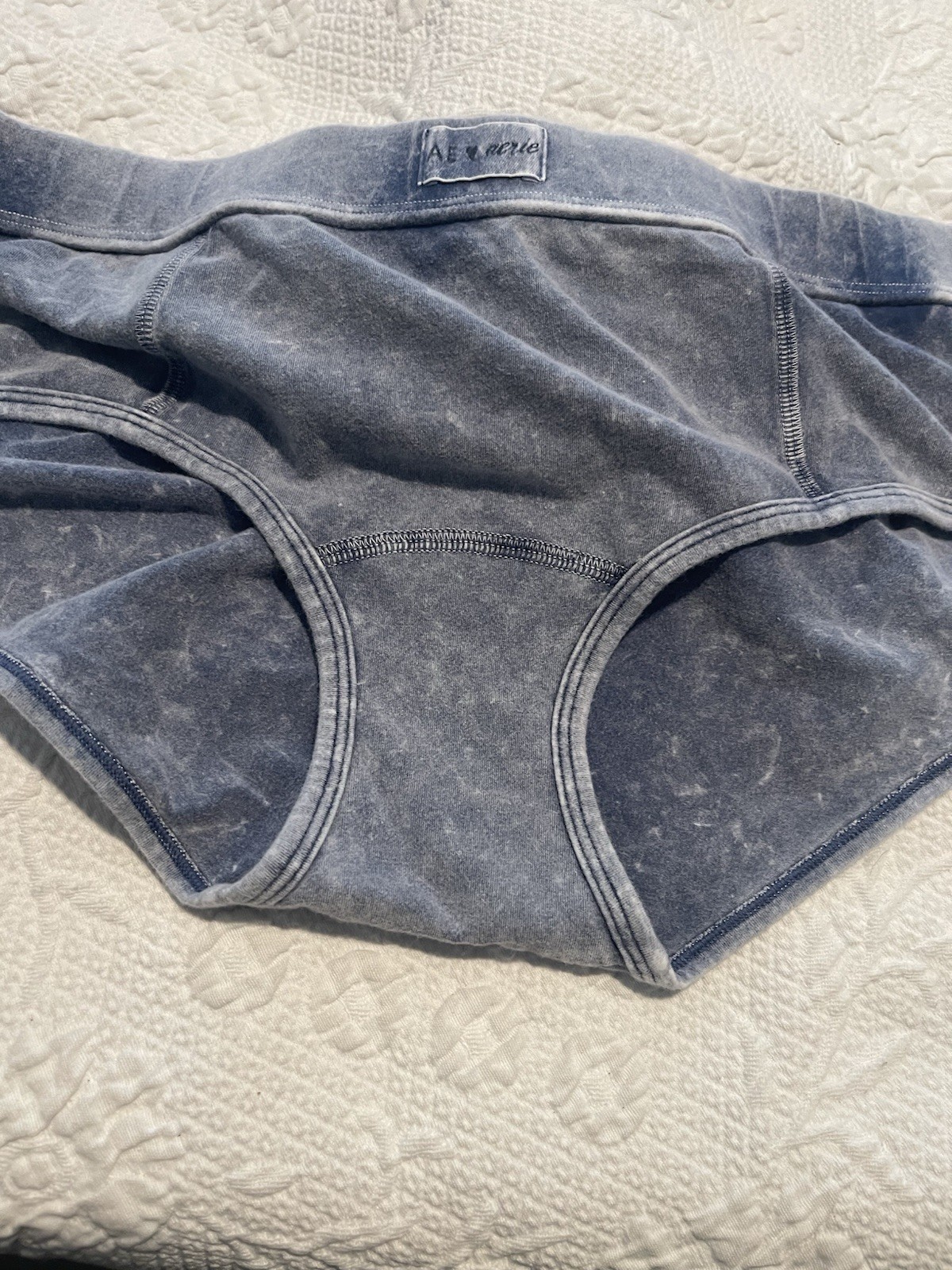 American Eagle Aerie Womans XL Denim Look Briefs