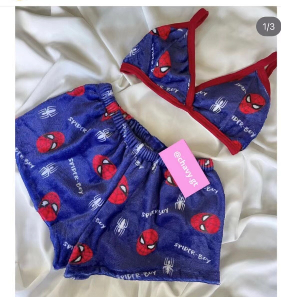 KT Kitty Spiderman Batman Vest Shorts Bikini Set Summer Beach Clothes Y2K