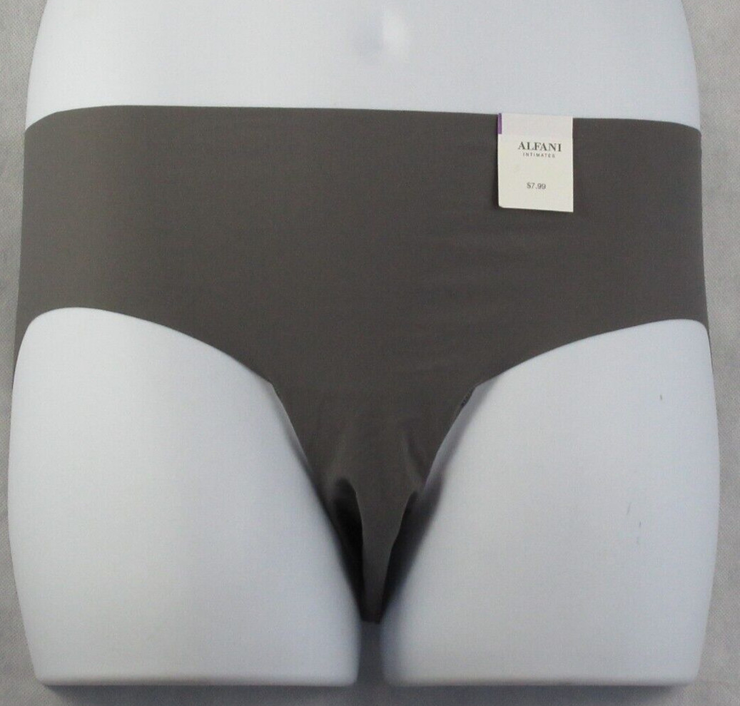 Alfani Women’s Laser-Cut Hipster Panty Underwear, Tornado Gray, XXL