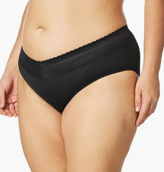 Warner’s Women’s No Pinching No Problems Lace Hipster Underwear Size 2XL/9 8260