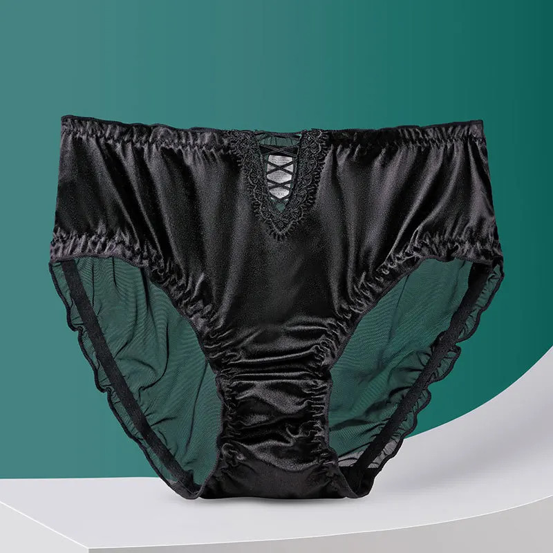Lace Briefs Panties Mid Rise Women’s Smooth Soft Comfortable Underwear