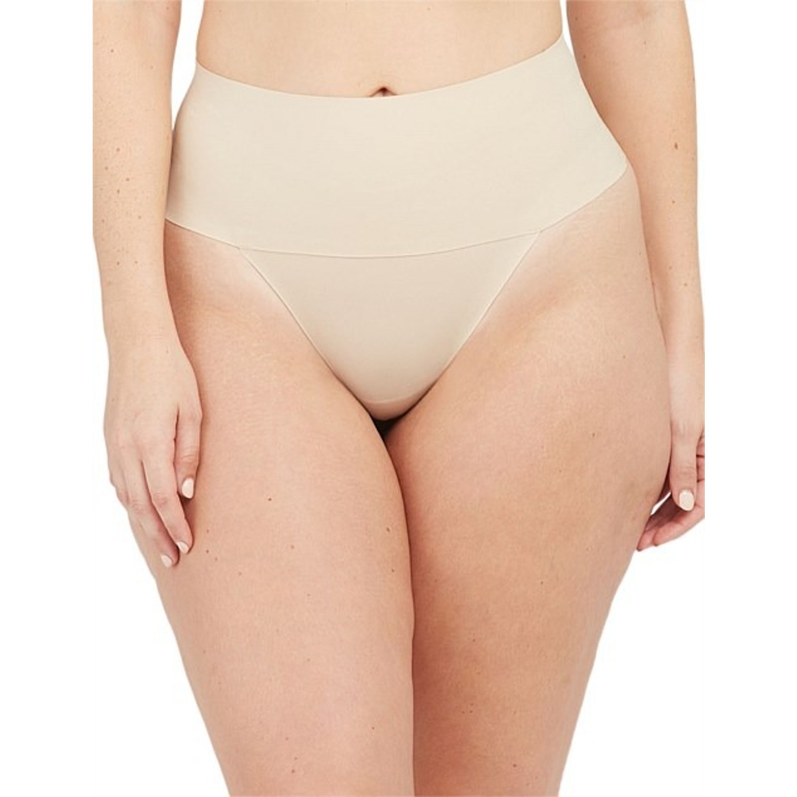 SPANX Women’s Small Soft Nude Undie-tectable Panties Smooth Comfort Thong D9-2