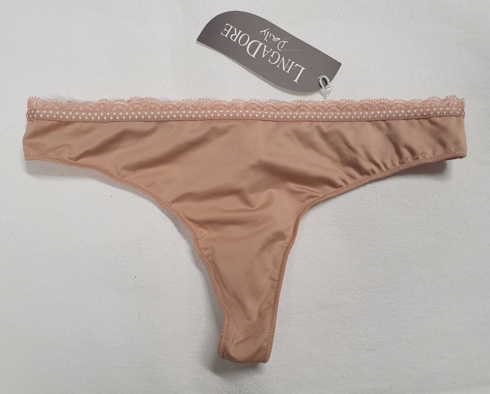 Pure erotic: Lingadore thong Daily 1109, size 34 – XS, blush, new + tags