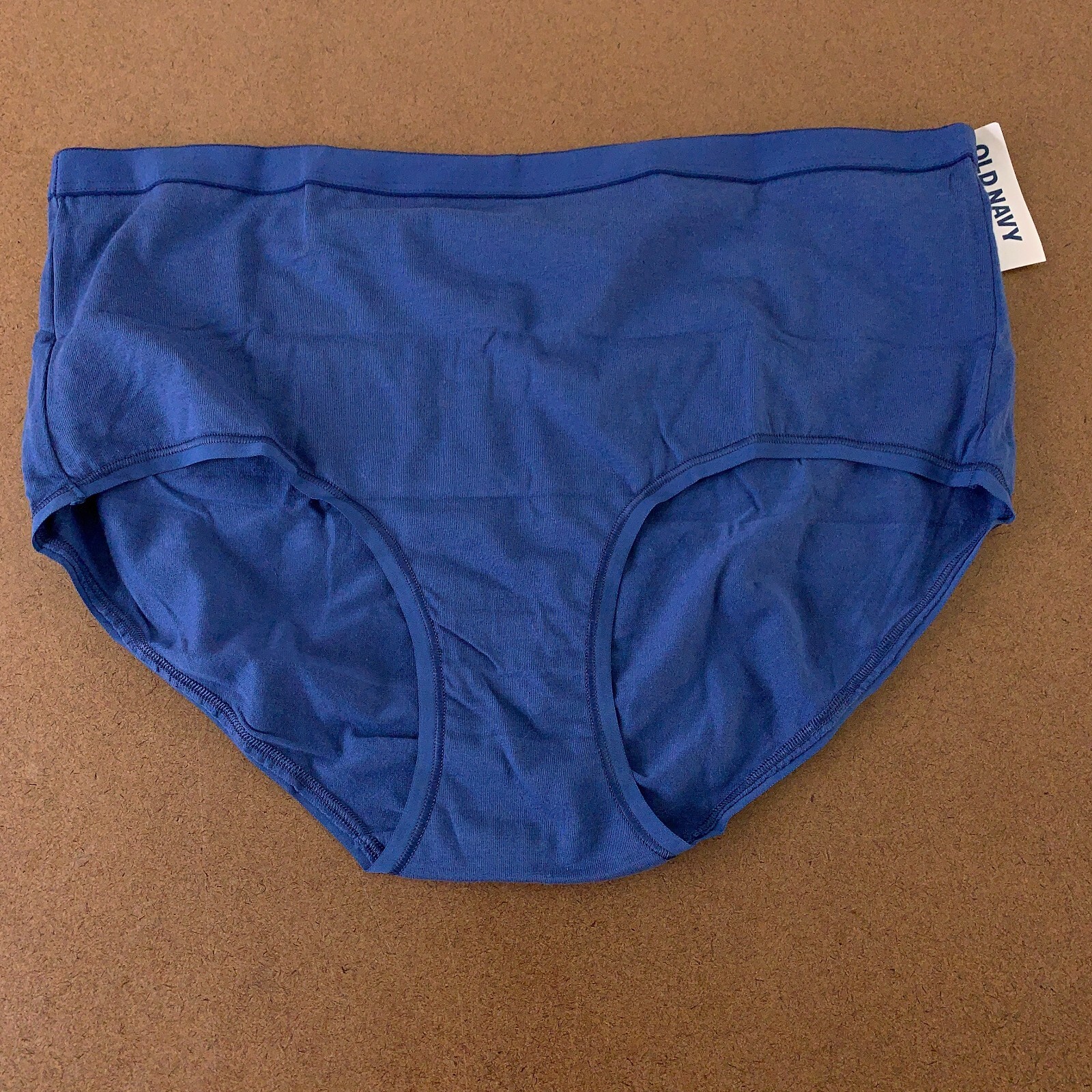 Old Navy Women’s Large Blue High-Waisted Everyday Brief Cotton Panty NWT