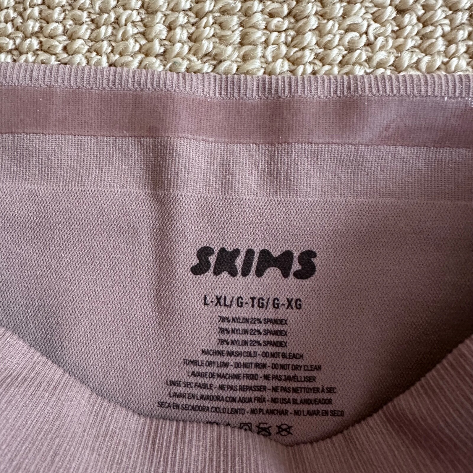 Skims Core Control Mid Thigh Shorts Shapewear, Size L/XL New
