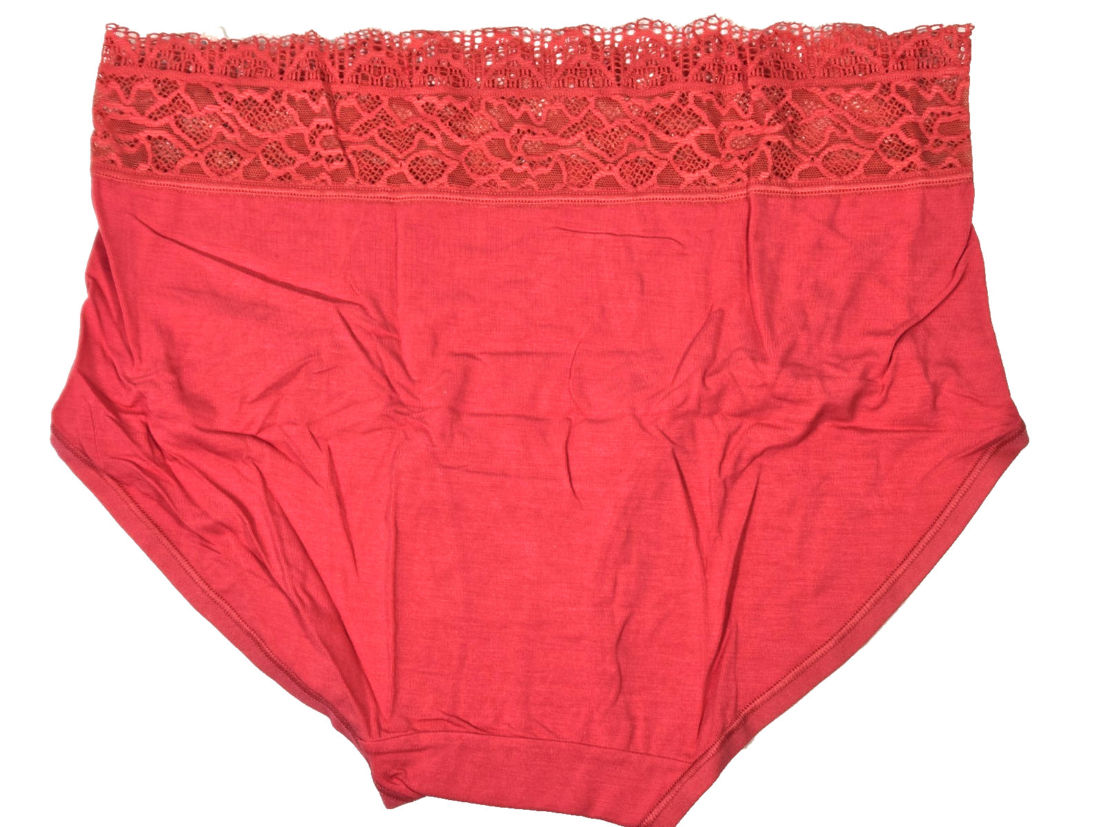 Women Panty Soma Intimates Embraceable LaceBrief Red NWT L MSRP: $12.00