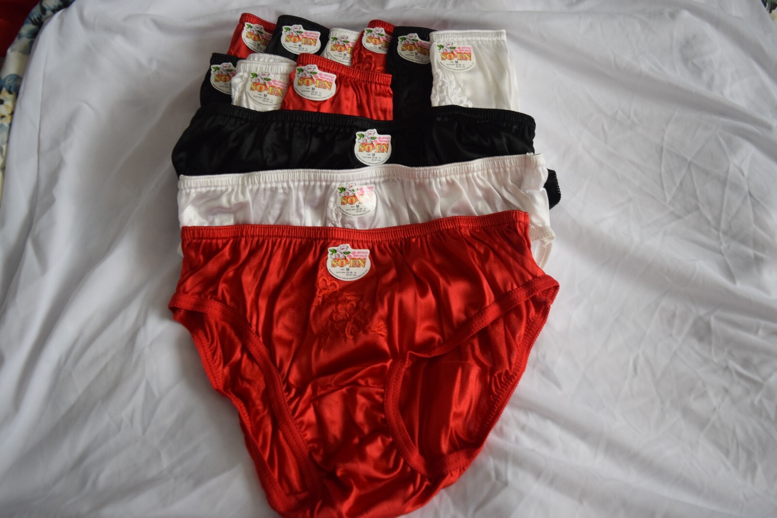 12 NYLON BIKINI PANTIES NWT MEDIUM
