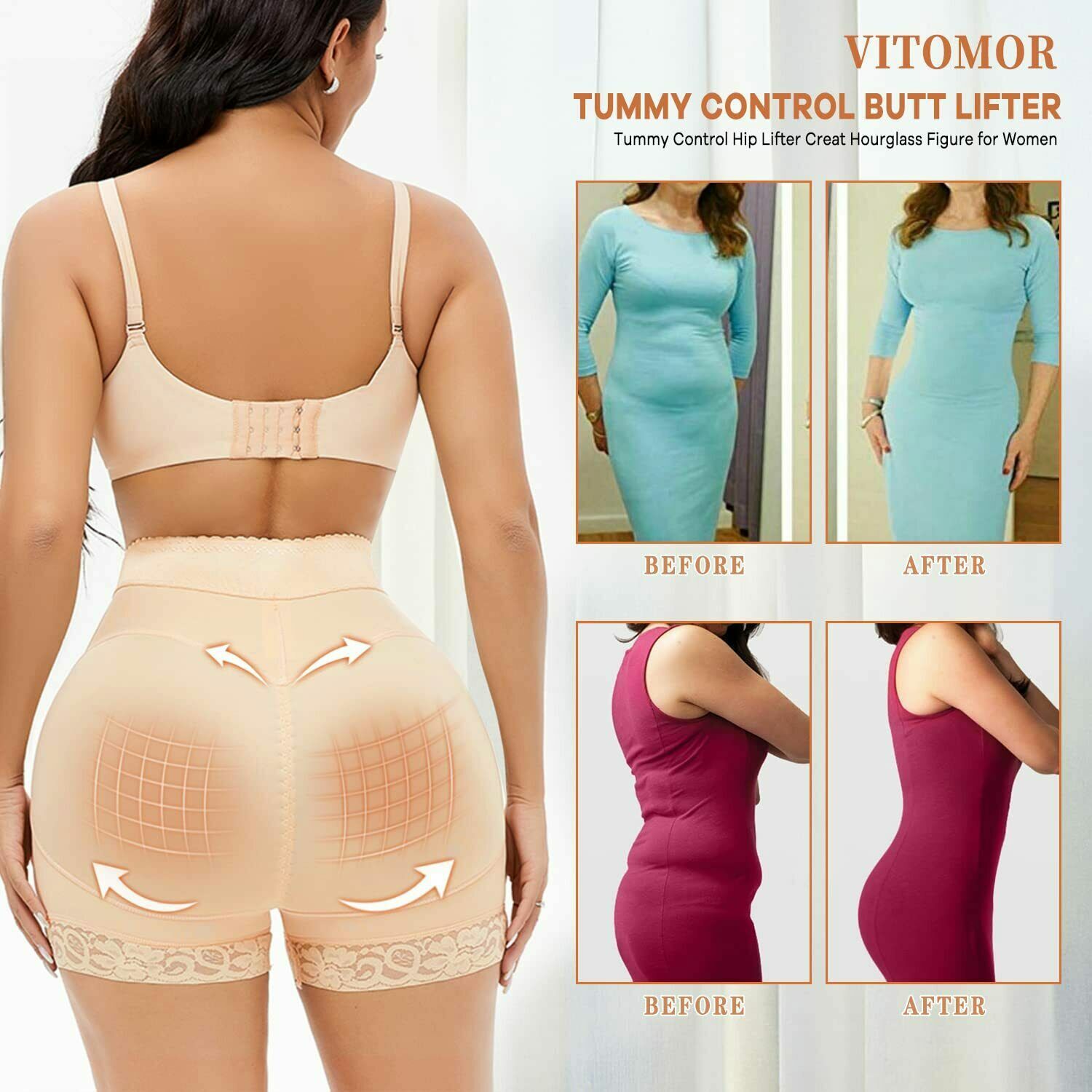 New Style Lace High Waisted Tummy Control Pants Body Shaper Booty Lifting Shorts
