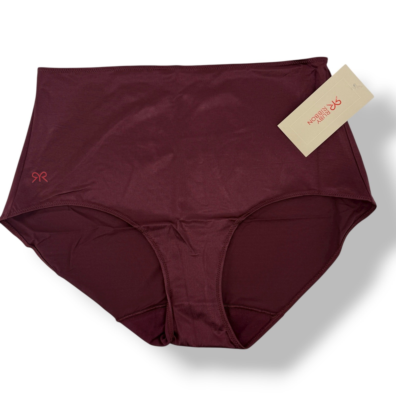 Ruby Ribbon Essential Briefs Women’s Size XL Burgundy
