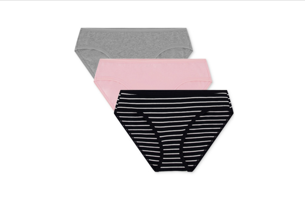 GapBody Women’s 3-Pk. Hipster Organic Cotton Underwear – XS-Coral Blush NWT
