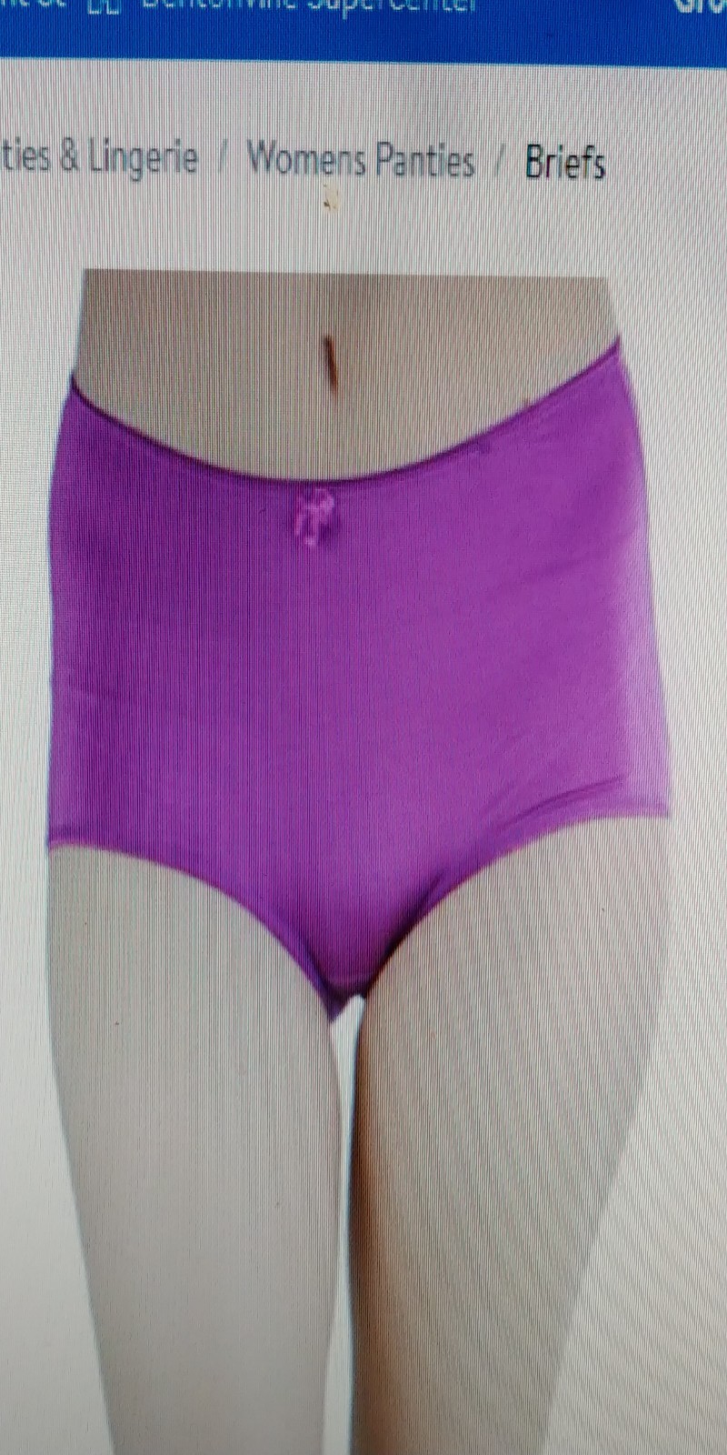 Mamia Lingerie Women’s High-Waisted Briefs – 6 Pack – Large (7)