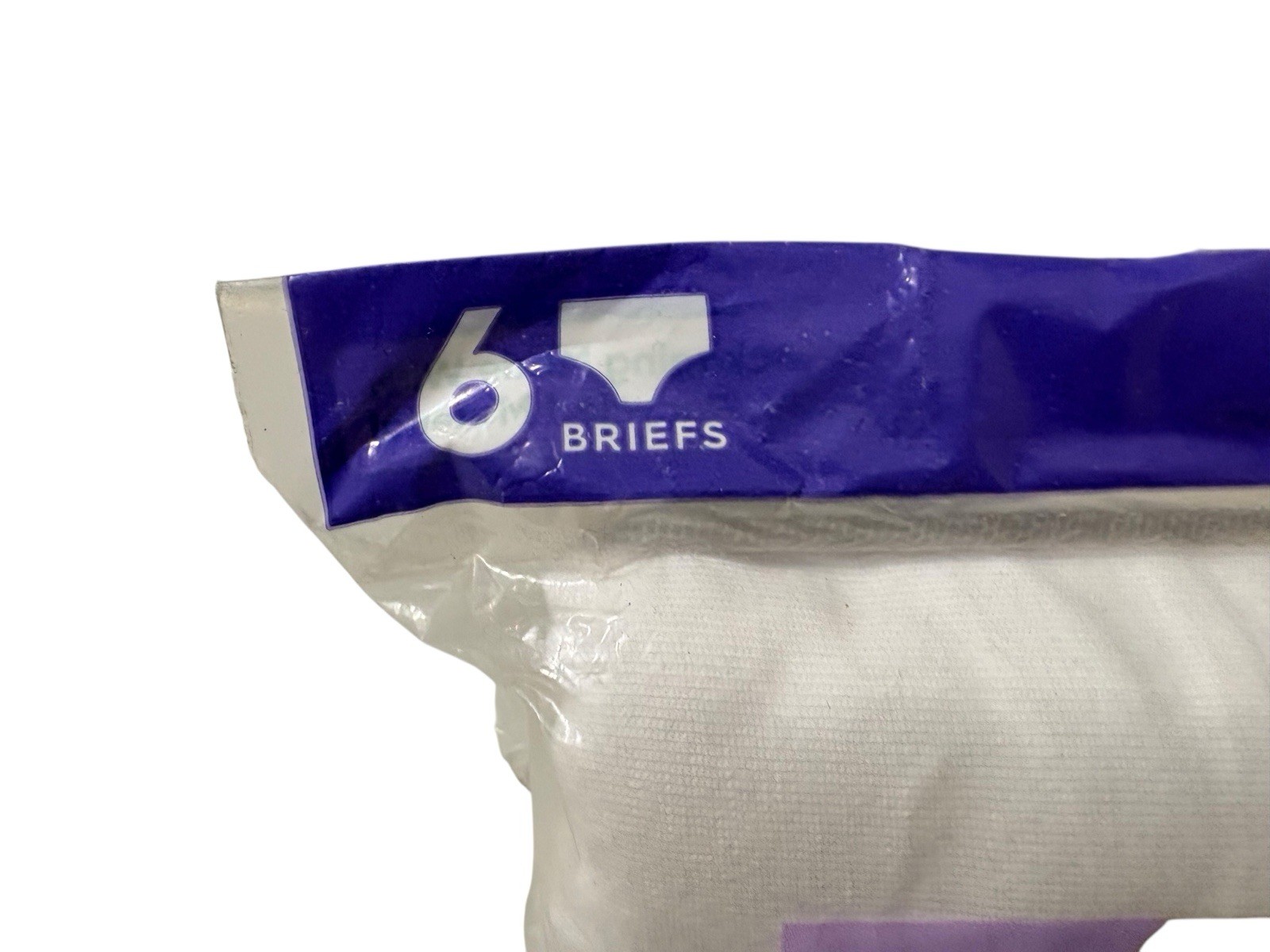 Hanes 6 Pair White Briefs Panties Breathable Cotton Size 8/XL Slightly Imperfect