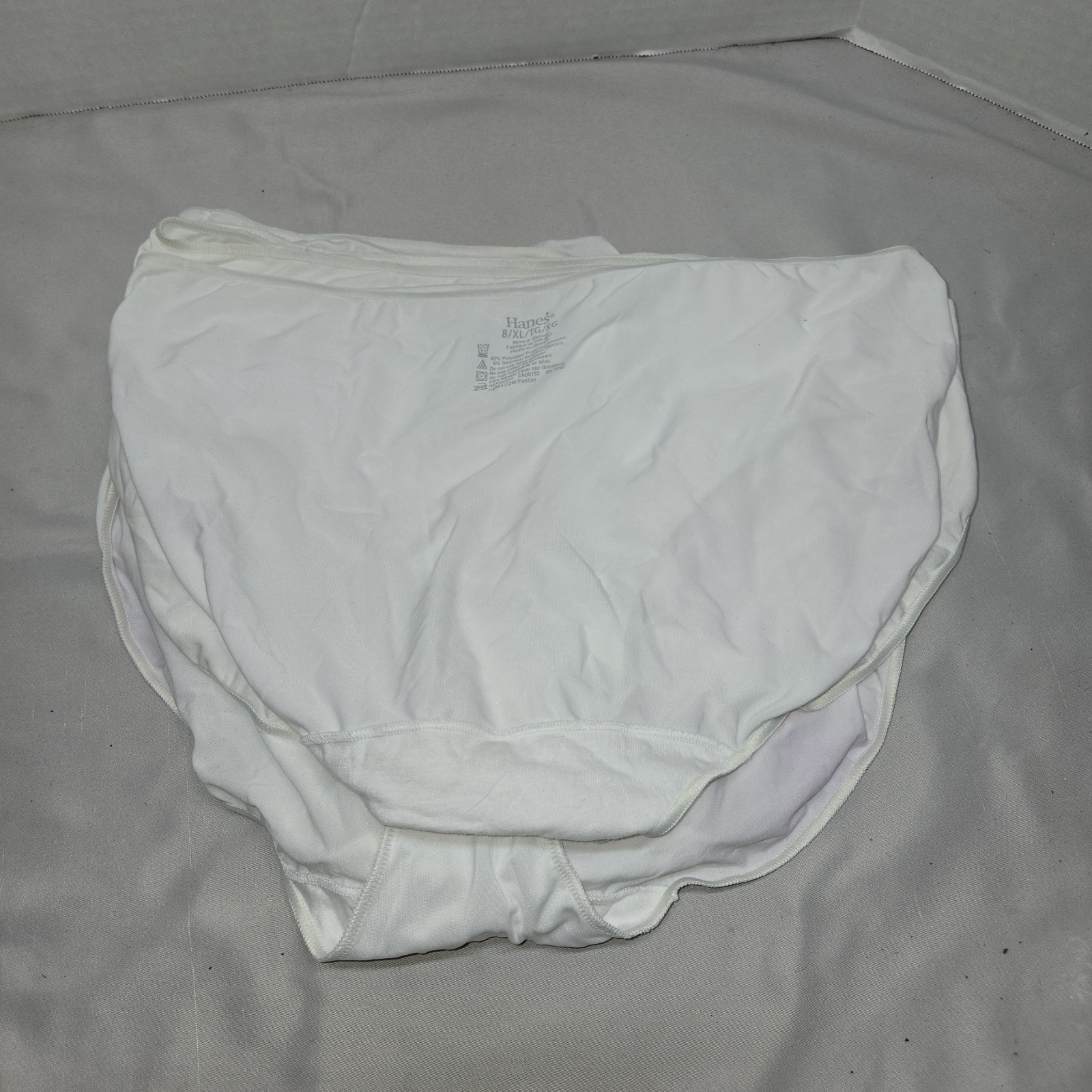 Hanes Bulk Womens Underwear Panties Size 8 XL White See Pics Nwot