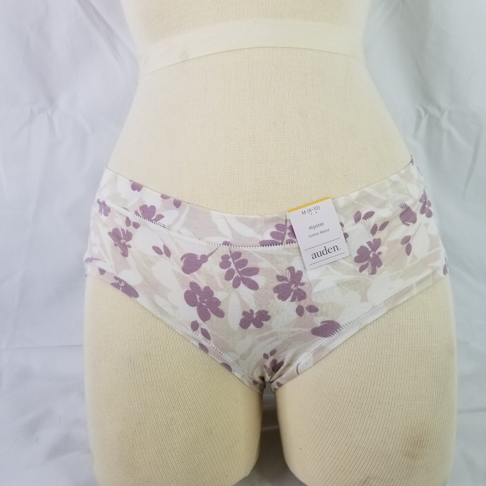 4 Auden Women’s Cotton Micro Hipster multi colored mixed lot 4 Size Medium