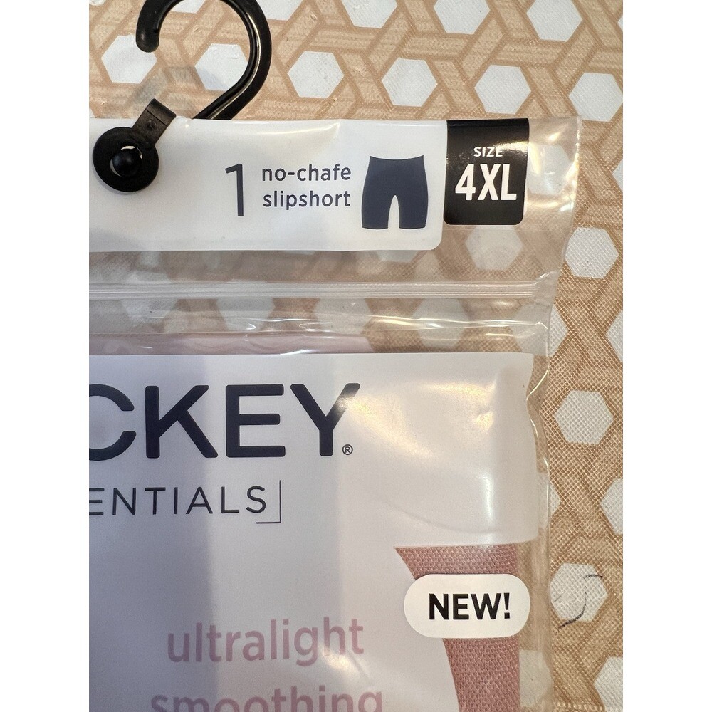 Jockey Essentials Seamfree Smoothing No-Chafe Slipshort Light Size 5XL Womens