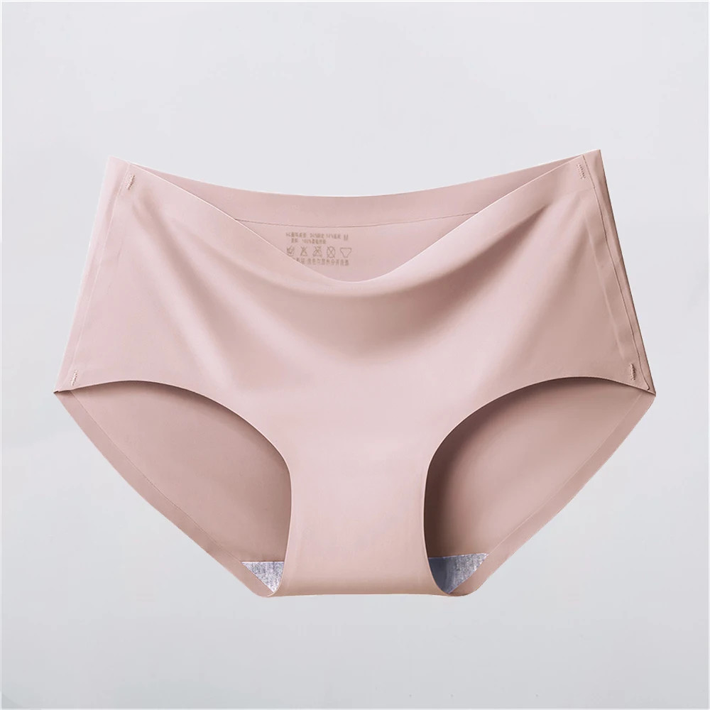 Seamless Panties Mid Rise Soft Stretch Panty Breathable Lingerie Underwear