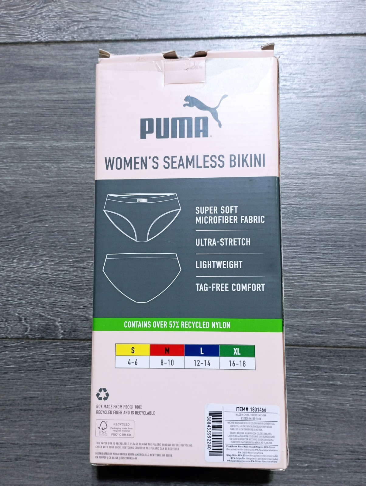 Puma *3 Pack* Seamless Bikini Adult Womens Large