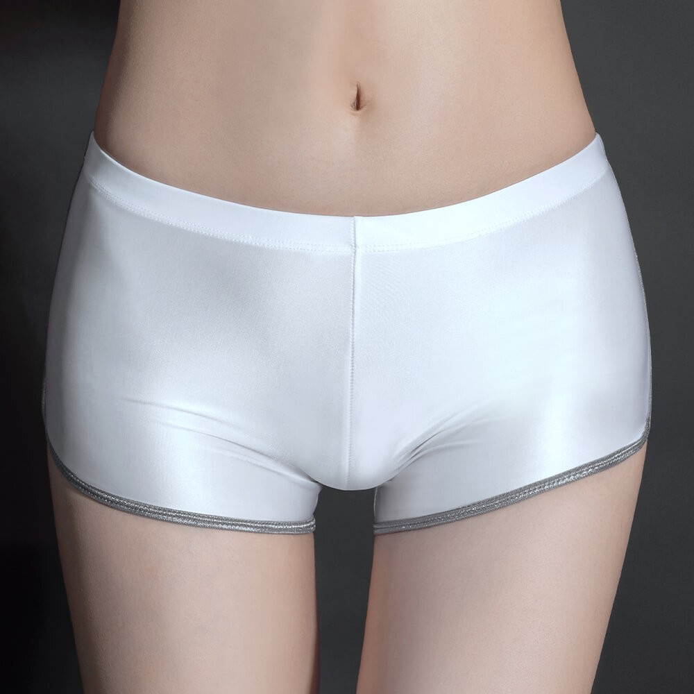 1/4 Pack Lot Womens Sexy Satin Panties Briefs Boyshorts Boxer Shorts Lingeries
