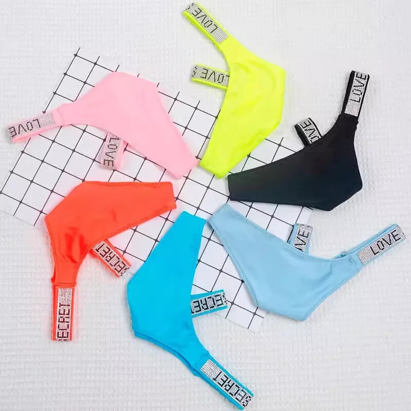 Women’s Fashion Lingerie Low Waist Women’s Underwear Underwear Rhinestone.