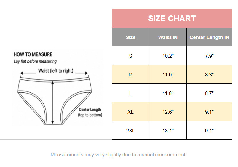 6 Pack M L XL Women Soft Cotton Brief Panties Lace Side Bikini Underwear Set
