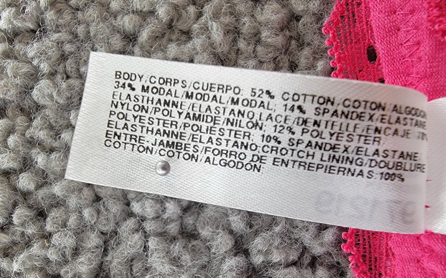 b.tempt’d by Wacoal Eyelet High-Leg Underwear Women’s 5-S Raspberry Sorbet
