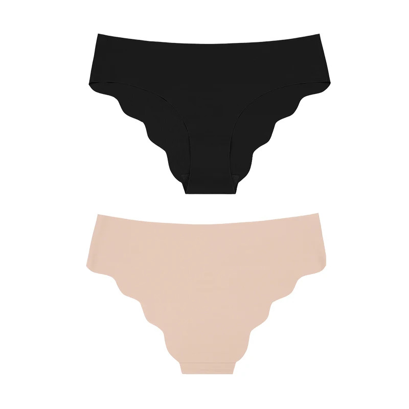 Low Rise Seamless Panties Laser Cut Women’s Invisible Soft Stretch Underwear