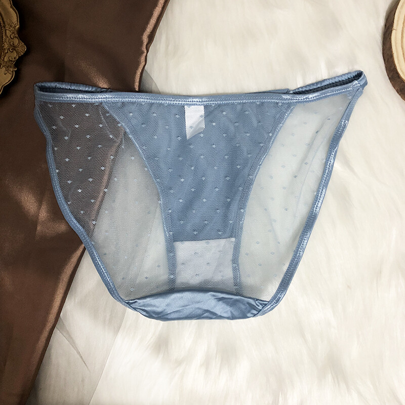 Lot 5 Packs Womens Sexy Panties Briefs Cheeky Sheer Back French Ladies Underwear