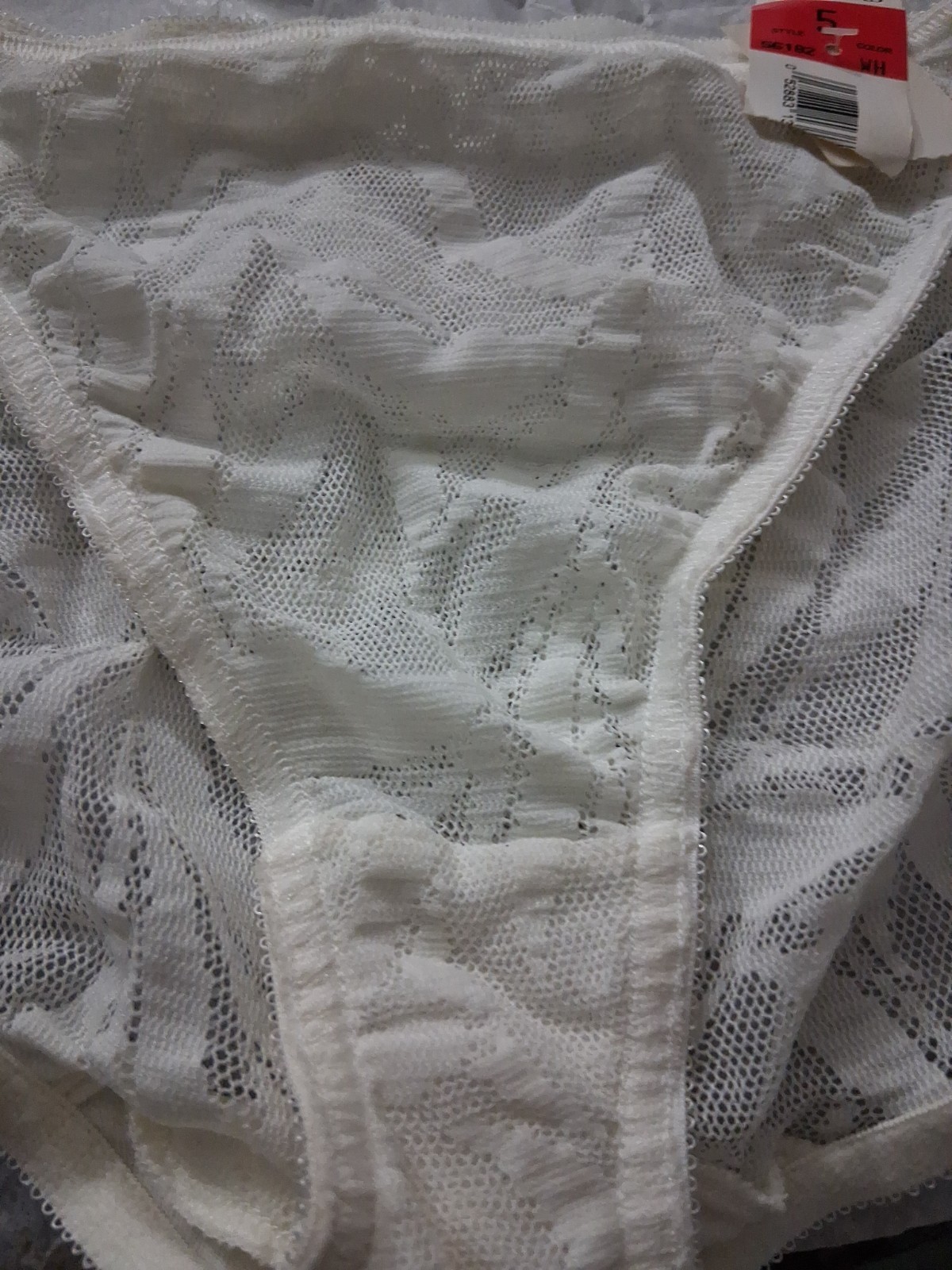 Vintage Warner’s Naked Leaf White Panties, Size 5